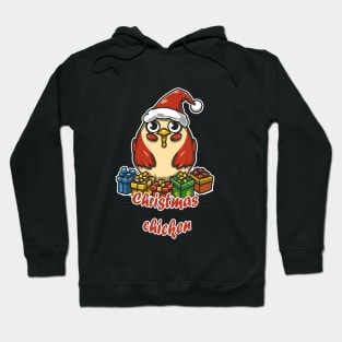 Chicken Merry Christmas Hoodie